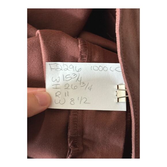 L'Agence Kendra High-Rise Crop Flare Pants brown size 32 - Picture 9 of 10